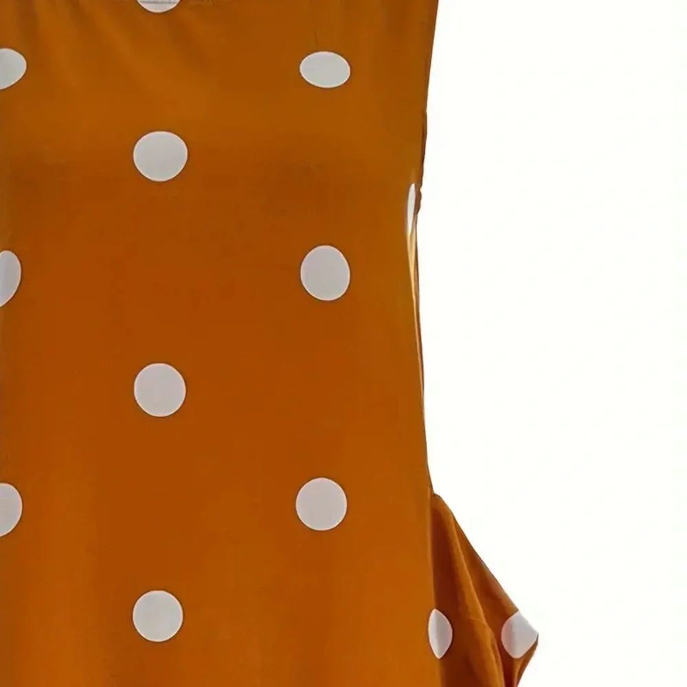 Polka dot Yellow Dress with deep pockets | Brand New - Picture 5 of 5